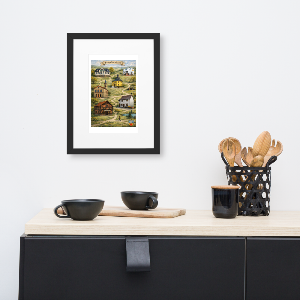 Gerahmtes Poster "Edition Heimat"