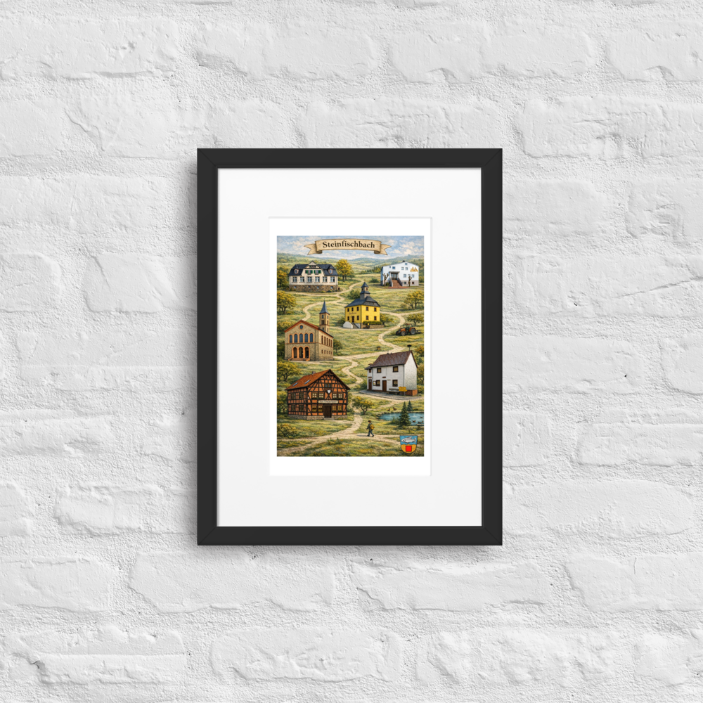 Gerahmtes Poster "Edition Heimat"