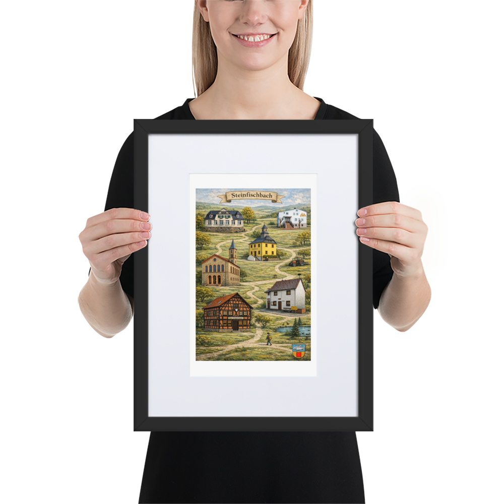 Gerahmtes Poster "Edition Heimat"